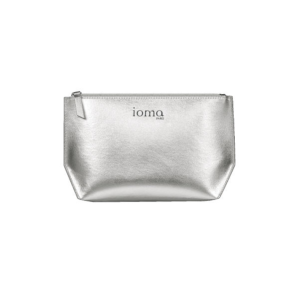 silver toiletry bag ioma